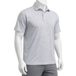 Peter Millar Men’s Performance Polo 2XL Blue Stripe NWT $115 Golf Luxury Shirt